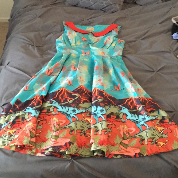 lindy bop dinosaur dress